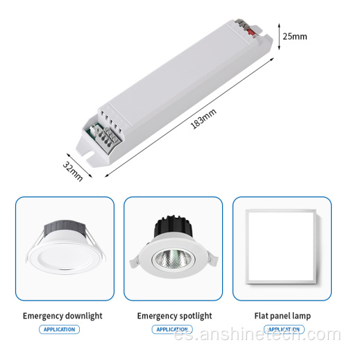 Batería de emergencia LED